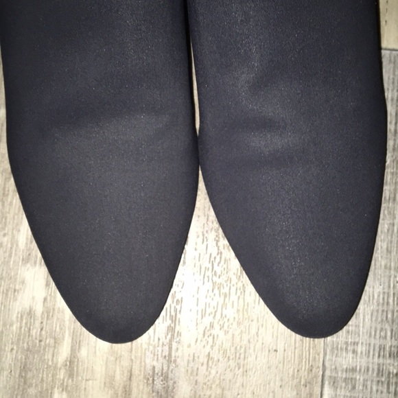 Donald J Pliner Ferny Black Suede and Leather Crepe Wedge - Picture 5 of 9